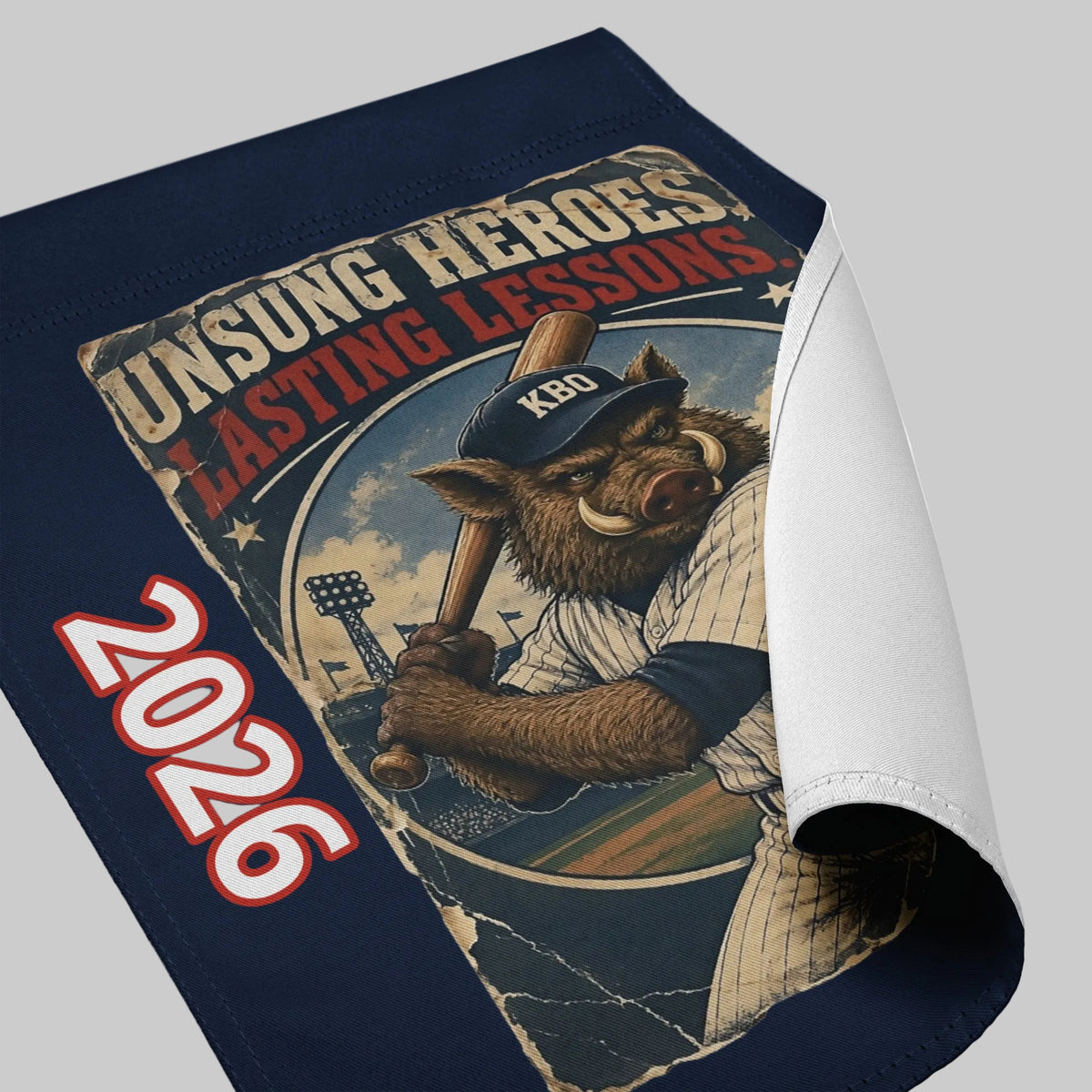 KBO Unsung heroes Garden flag – K-B-O Standard Supply