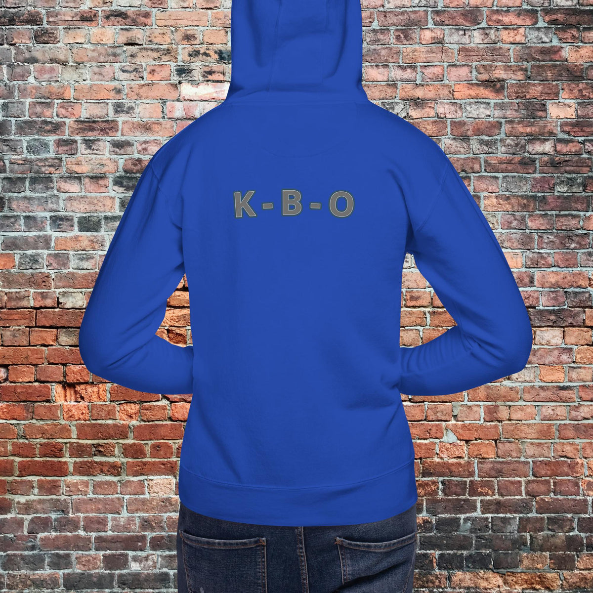 KBO Mill City Rhythm Hoodie | Police, team royal, back view