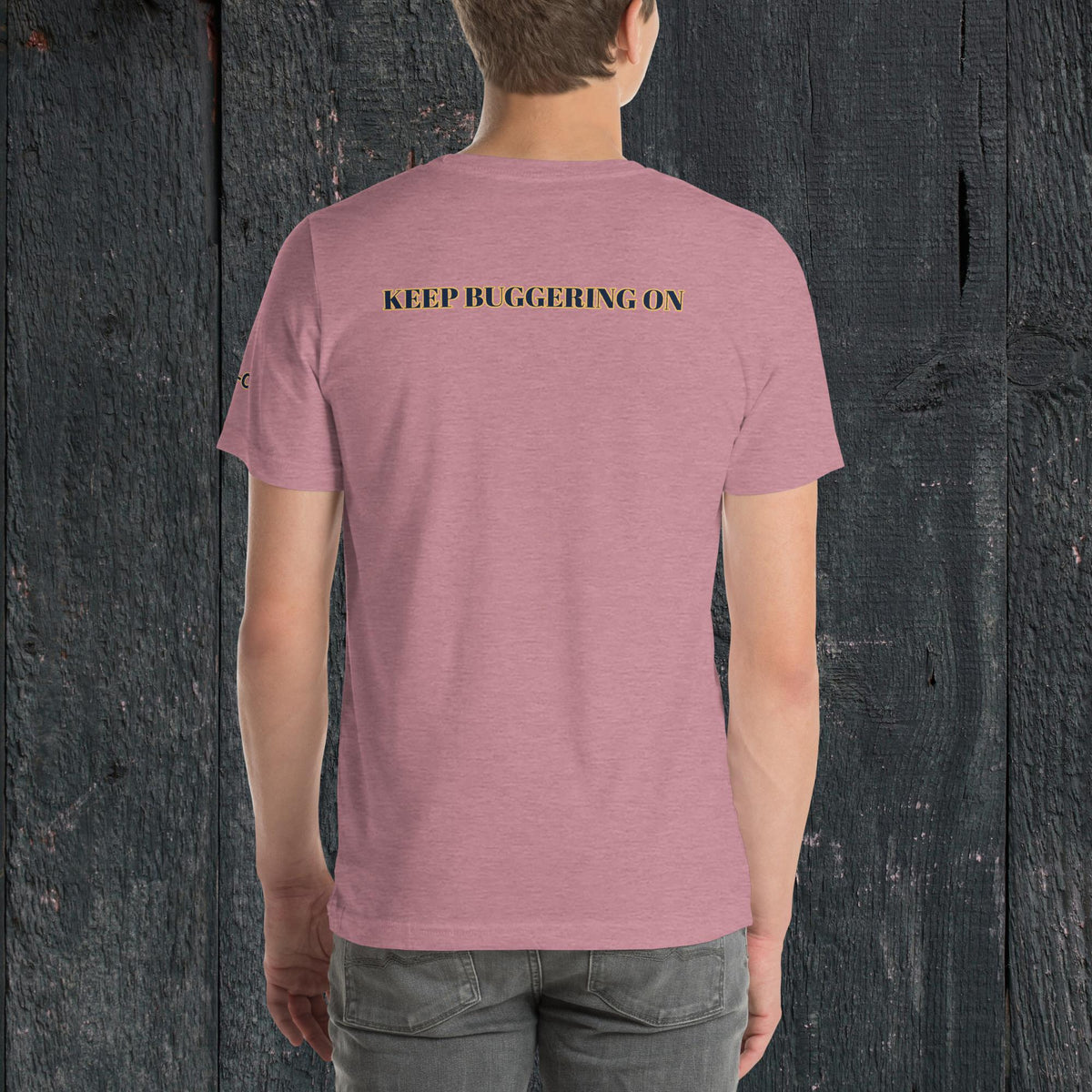 Paws and Duty — Official KBO Unisex T-Shirt, heather orchid, back view