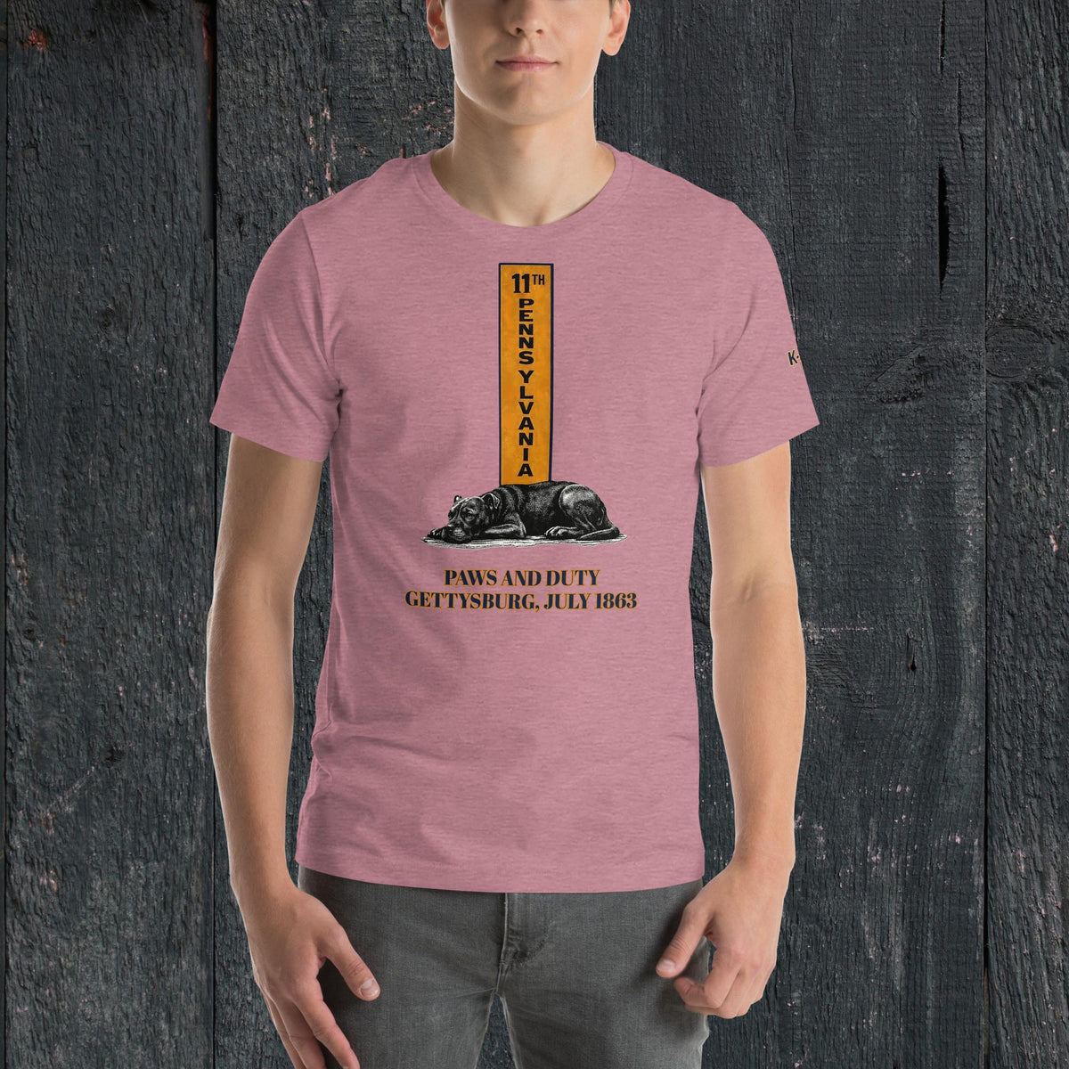 Paws and Duty — Official KBO Unisex T-Shirt, heather orchid, front view