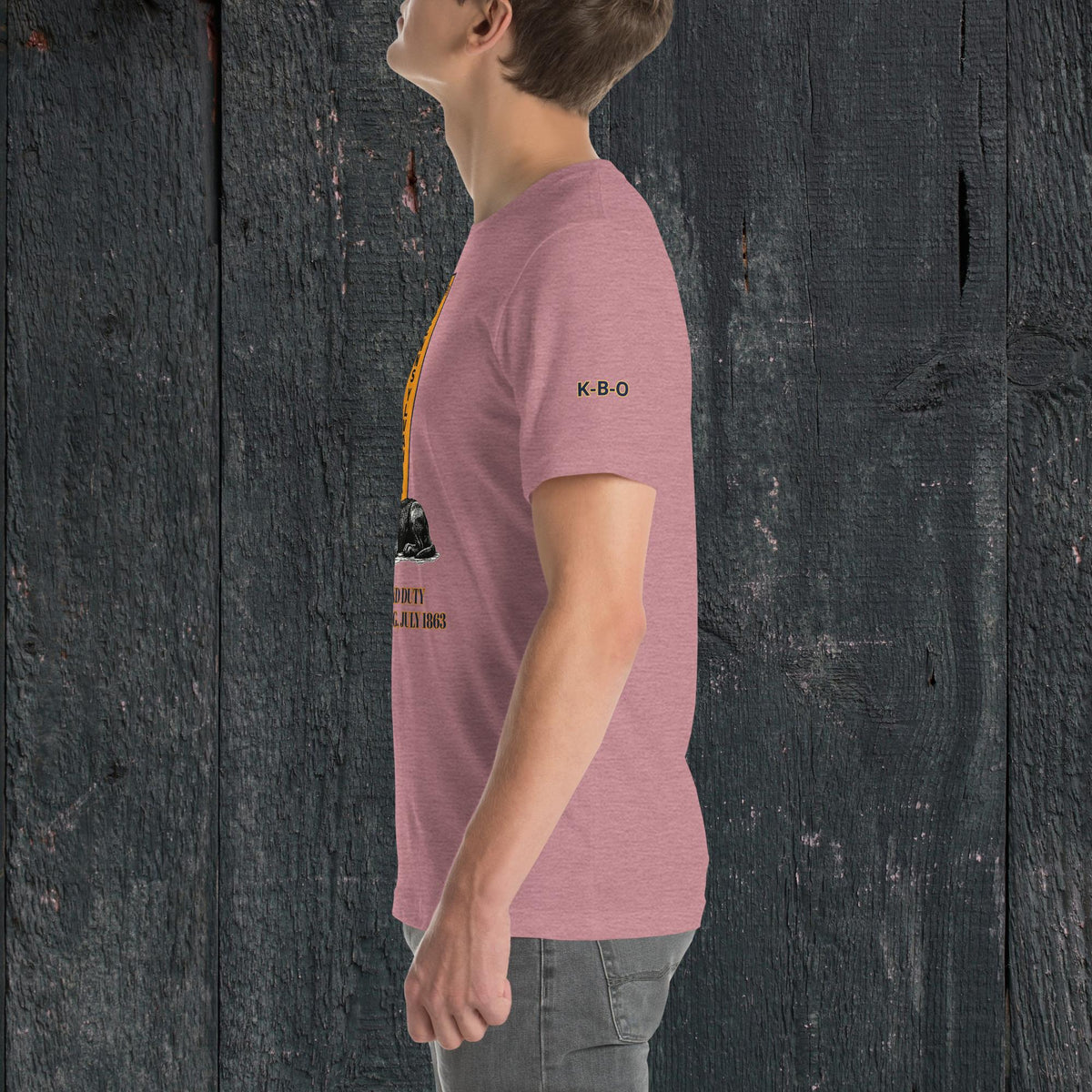Paws and Duty — Official KBO Unisex T-Shirt, heather orchid, left view