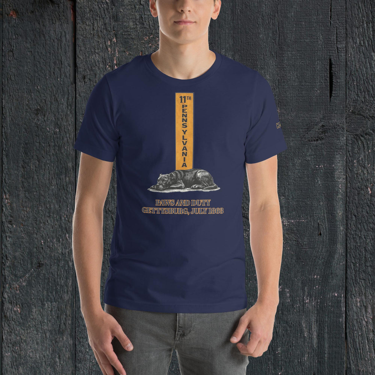 Paws and Duty — Official KBO Unisex T-Shirt, navy, front view
