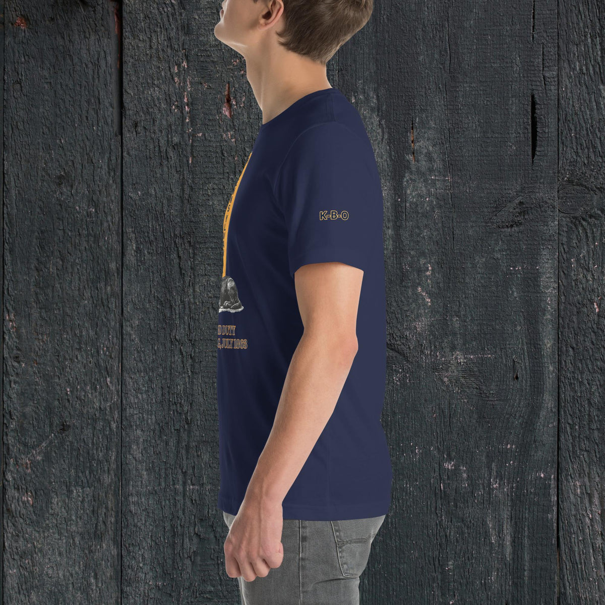 Paws and Duty — Official KBO Unisex T-Shirt, navy, left view